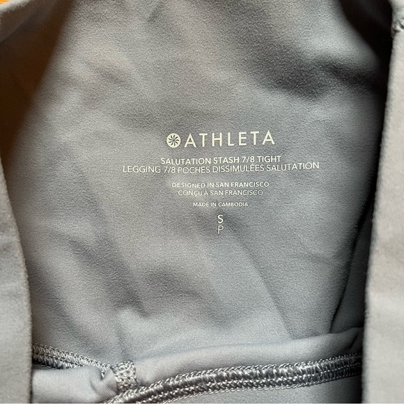 Athleta salutation stash 7/8 tight size small - Picture 4 of 8